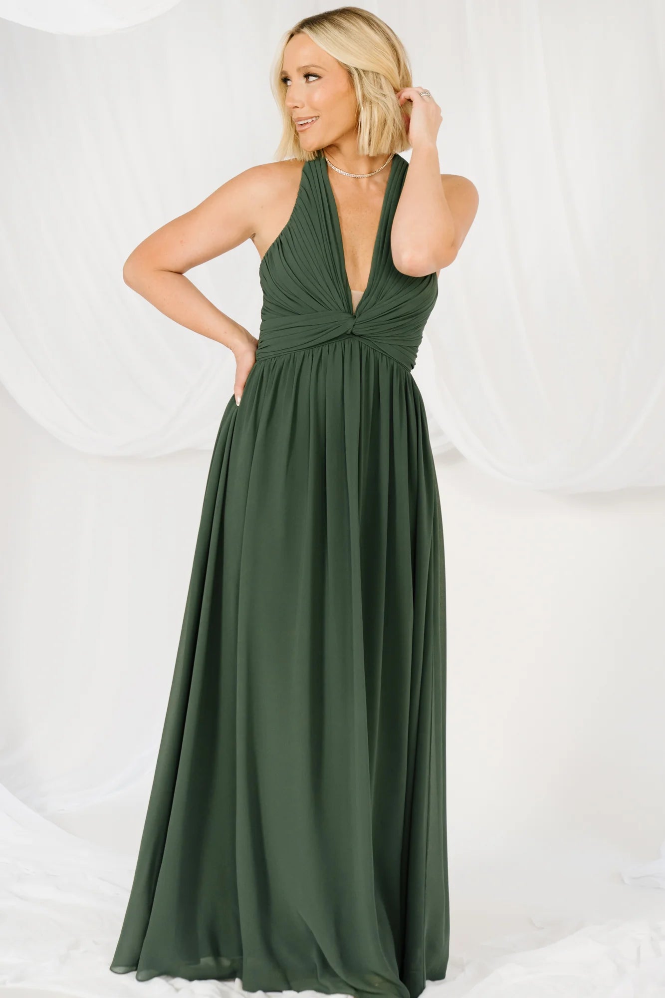 Larissa Halter Maxi Dress | Cypress Secondary image