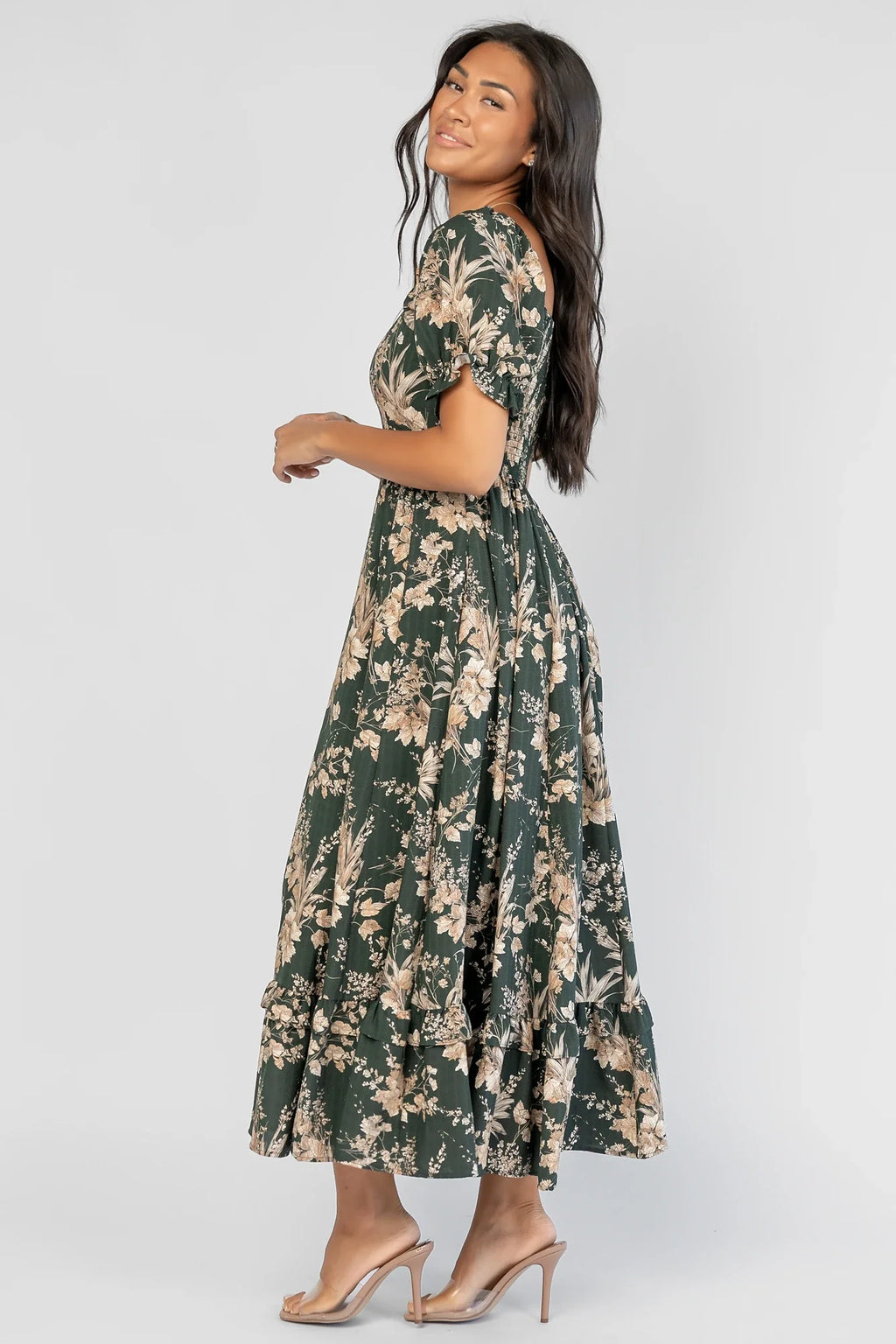 Addison Maxi Dress | Green + Natural