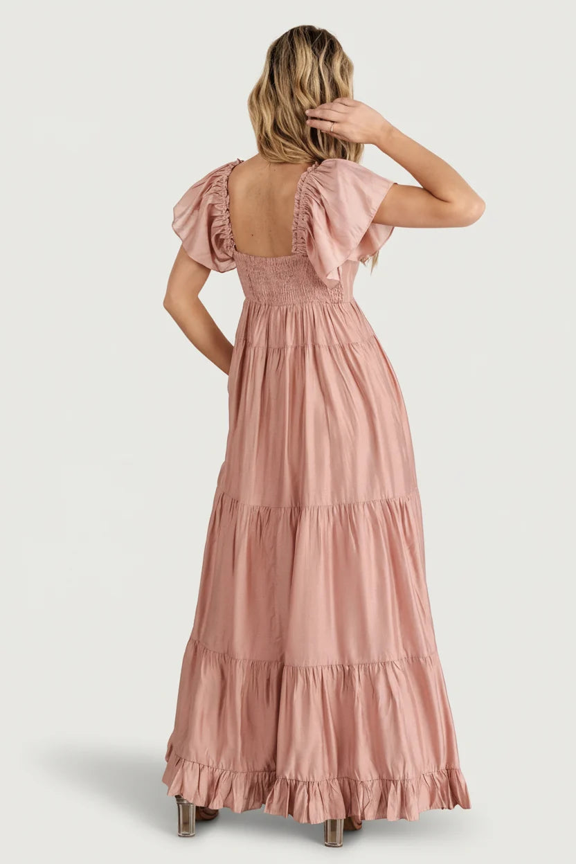 Agatha Maxi Dress | Dusty Mauve