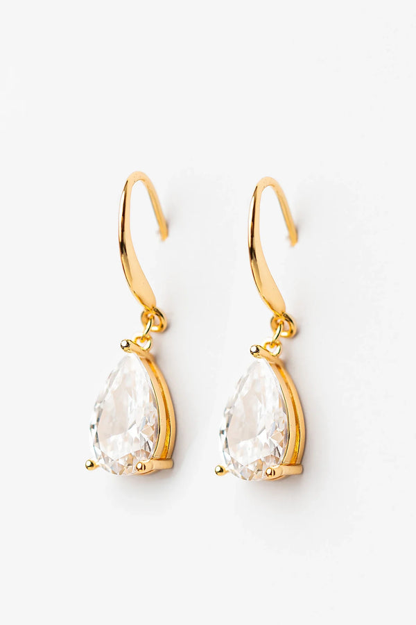 Aira Teardrop Earrings | Gold