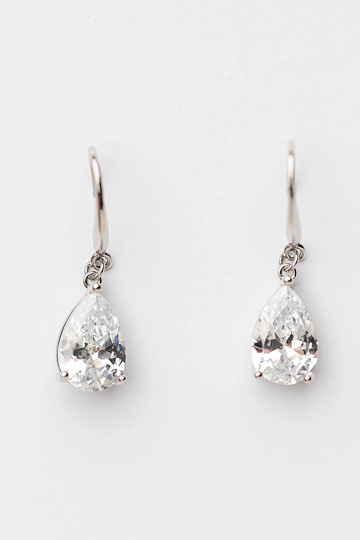 Aira Teardrop Earrings | Silver