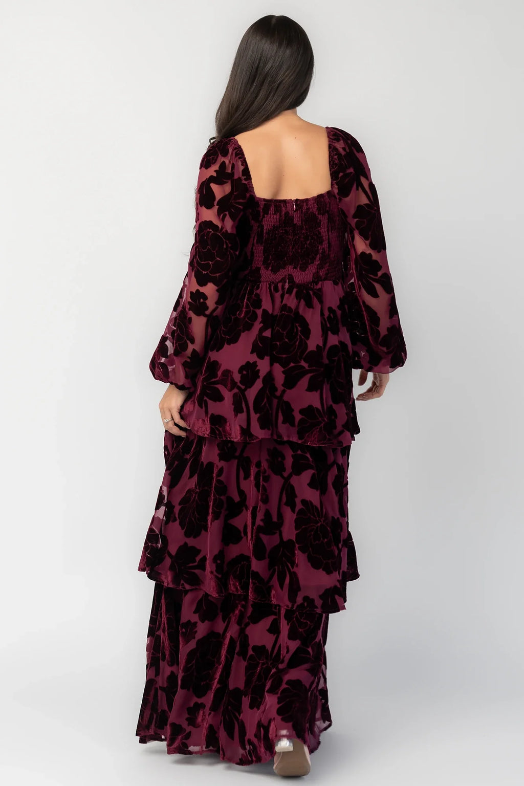 Alexandra Velvet Maxi Dress | Mulberry
