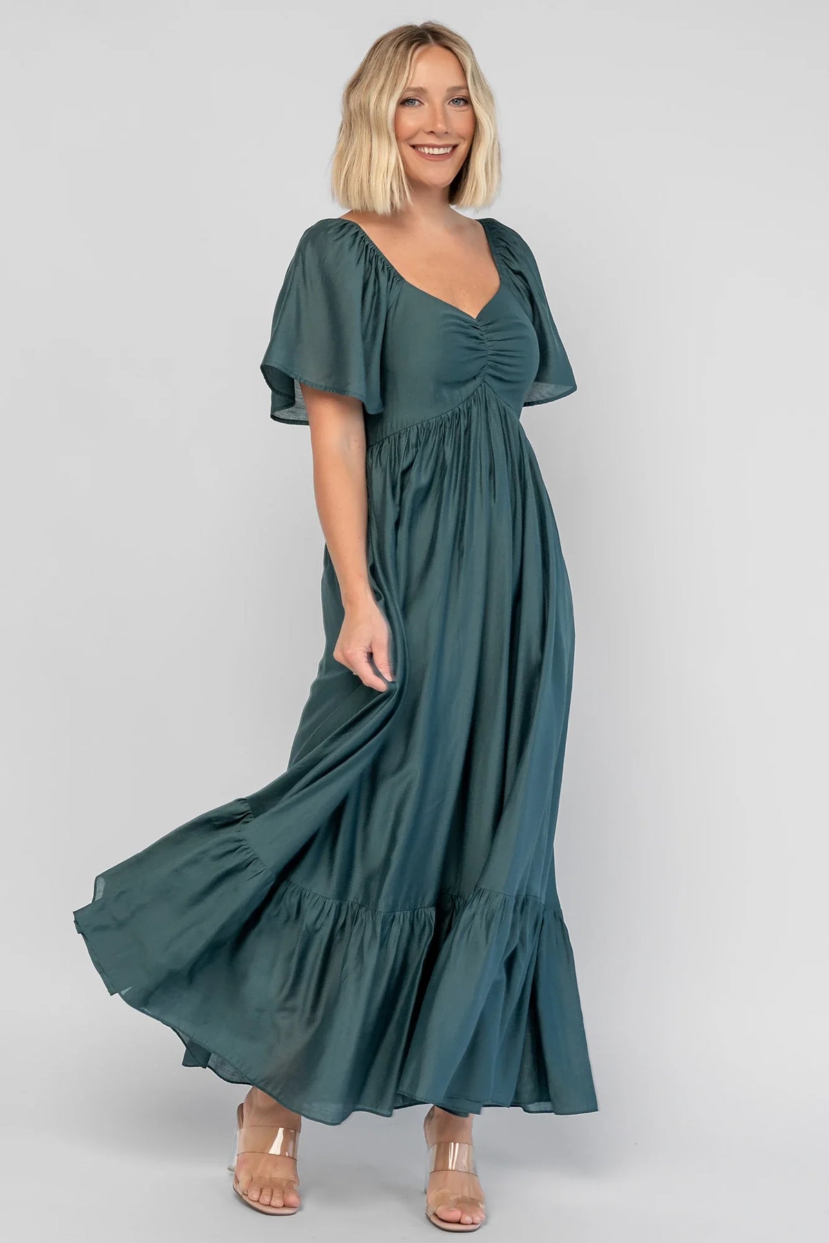 Anisa Midi Dress | Emerald Main image