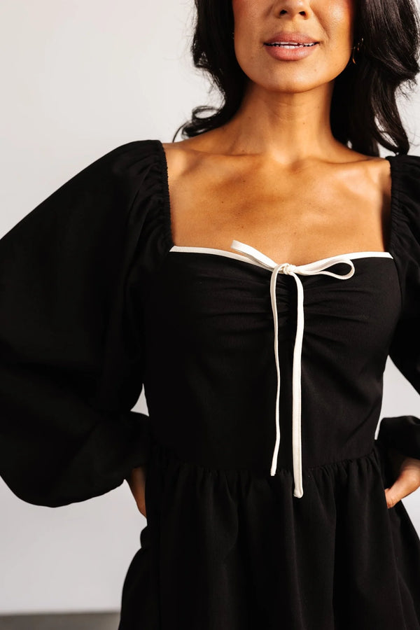 Barcelona Tiered Dress | Black