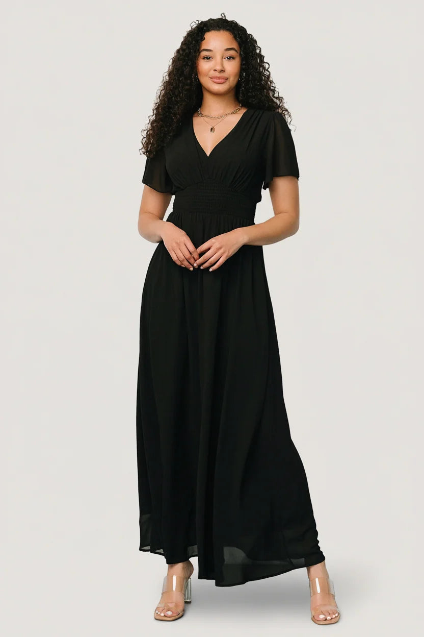 Birdie Maxi Dress | Black