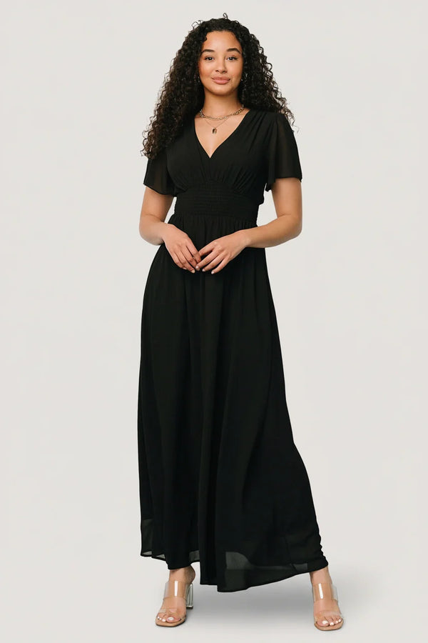 Birdie Maxi Dress | Black