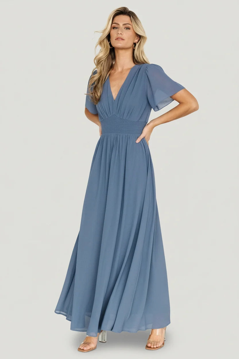 Birdie Maxi Dress | Whisper Blue Main image