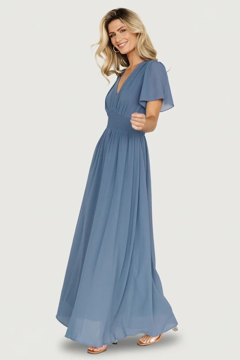 Birdie Maxi Dress | Whisper Blue