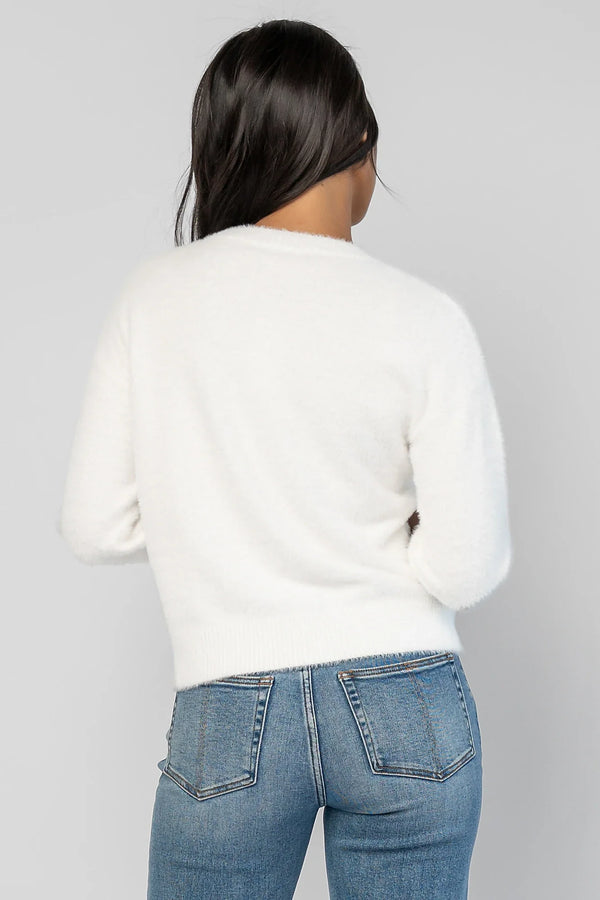 Calista Sweater Top | Off White