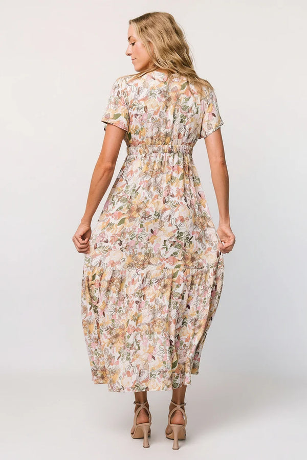 Cassie Short Sleeve Dress | Multi Floral