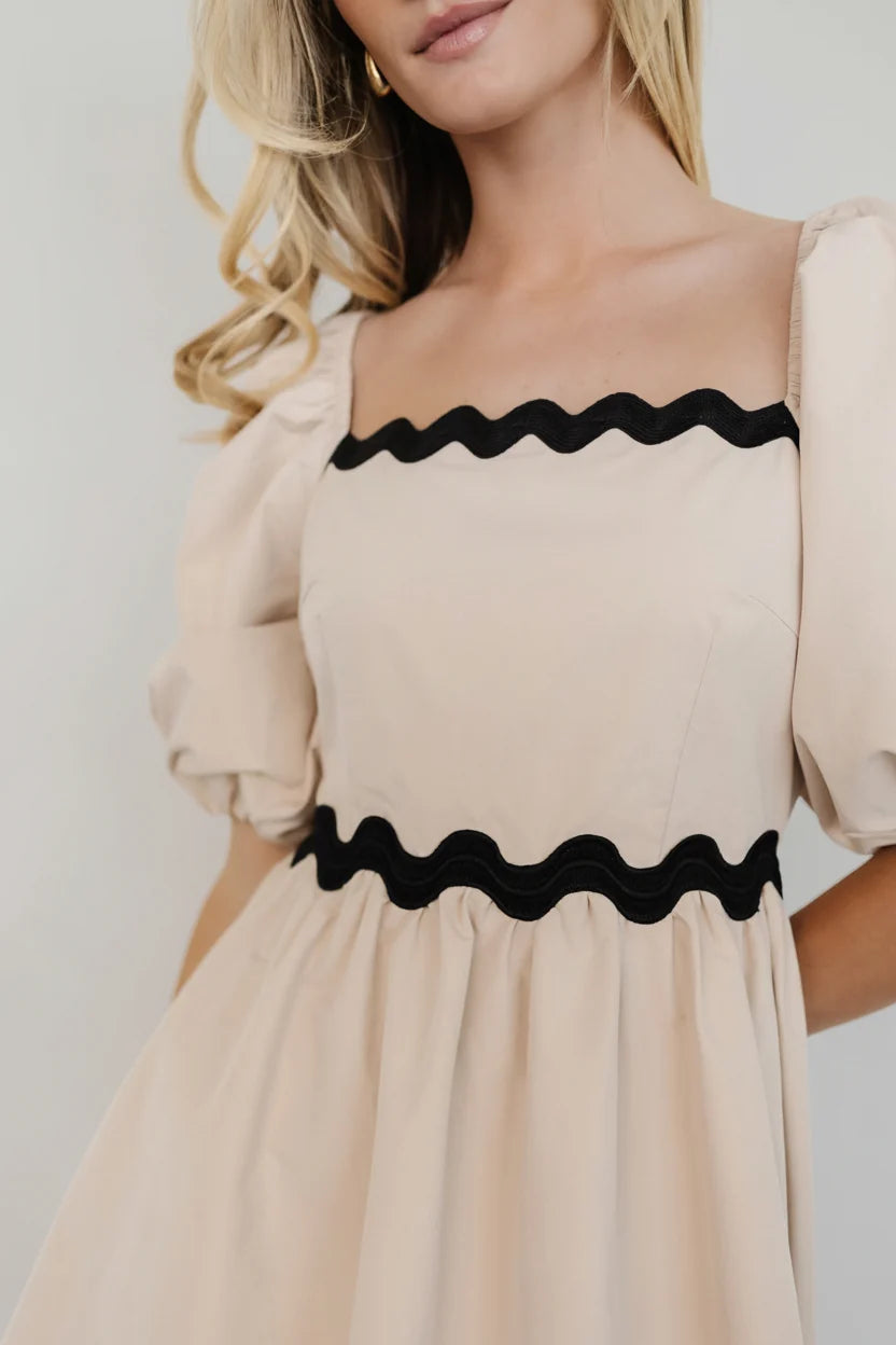 Cecelia Short Dress | Sand