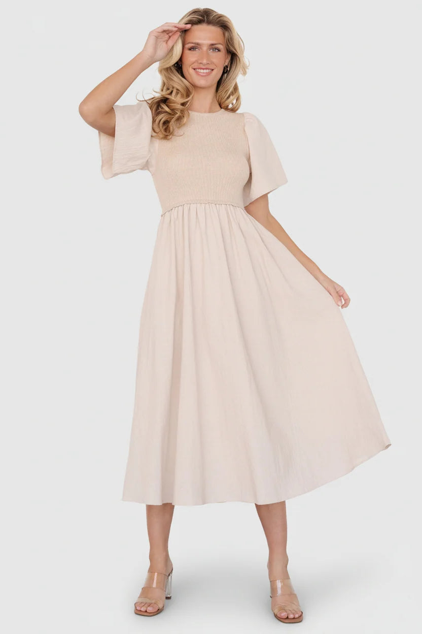 Cici Sweater Dress | Natural Main image