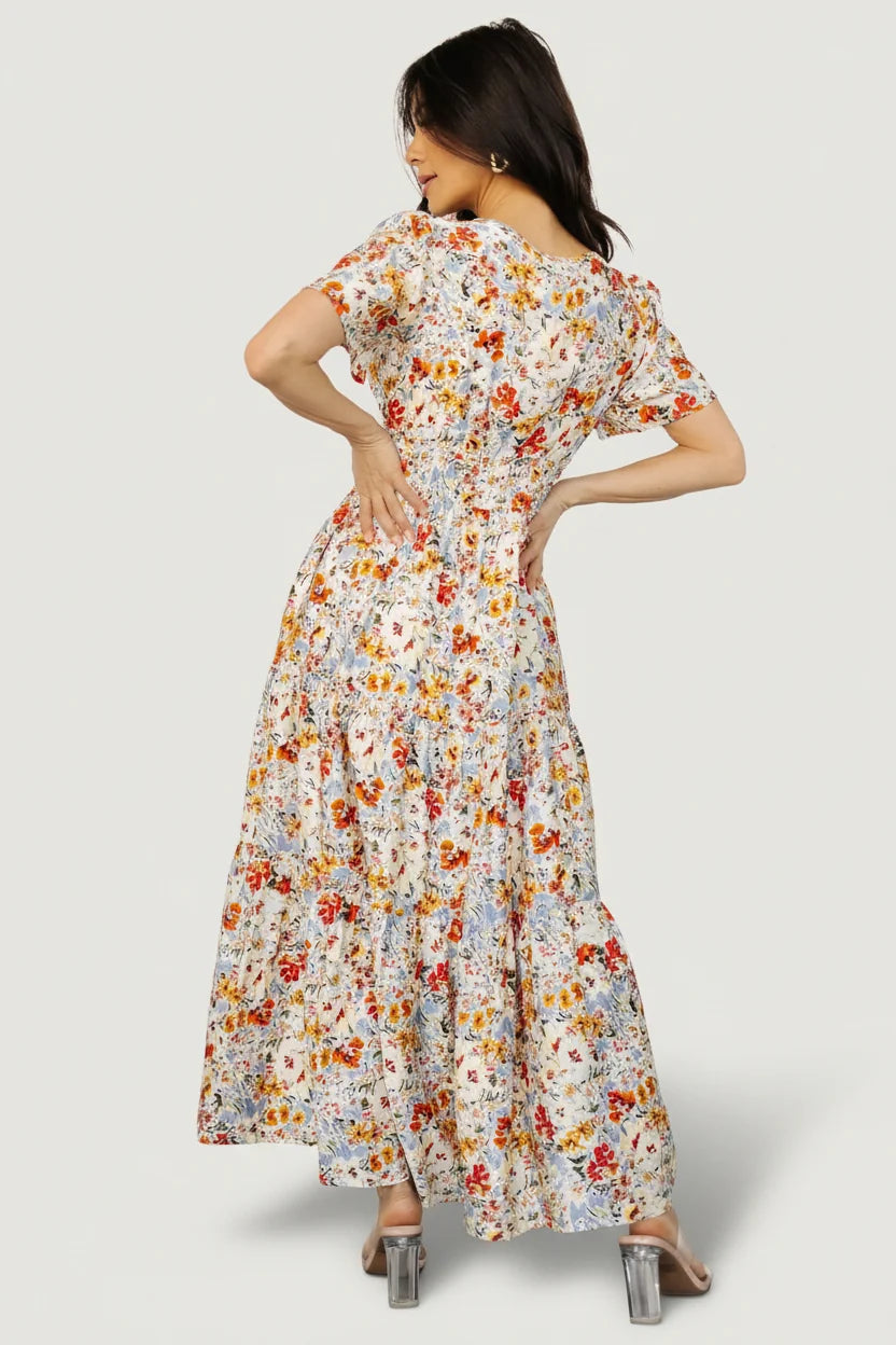 Claudia Maxi Dress | Multi Floral Secondary image