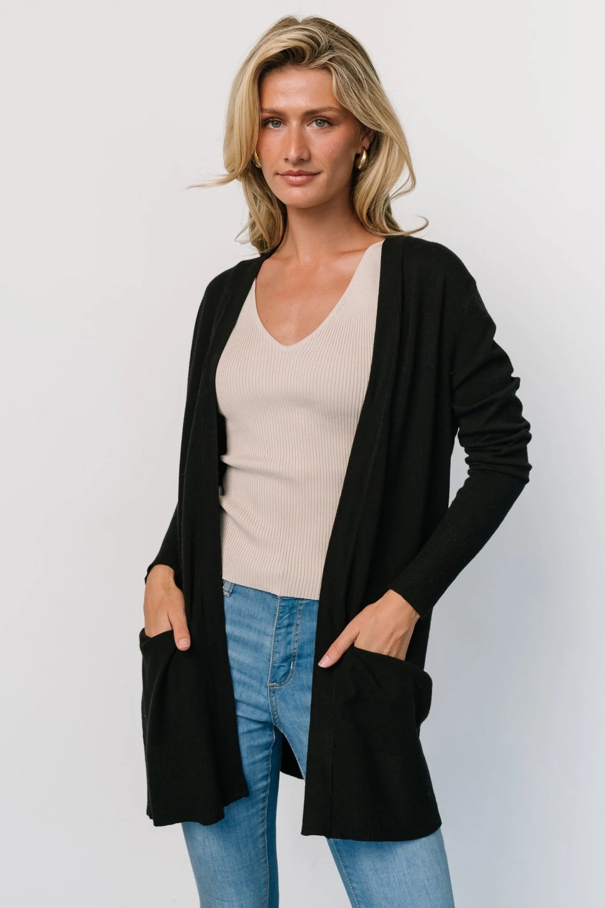 Edison Cardigan | Black Main image