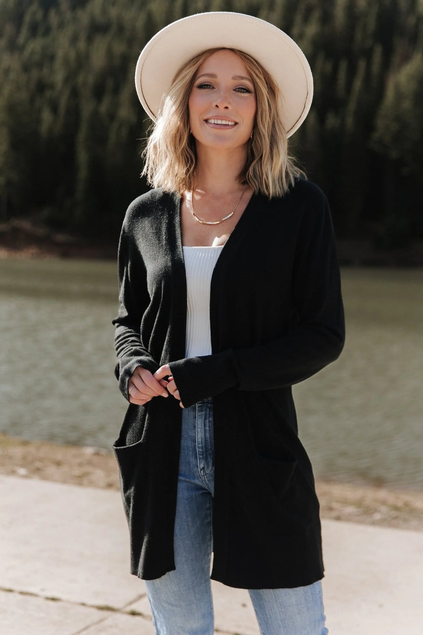 Edison Cardigan | Black Secondary image