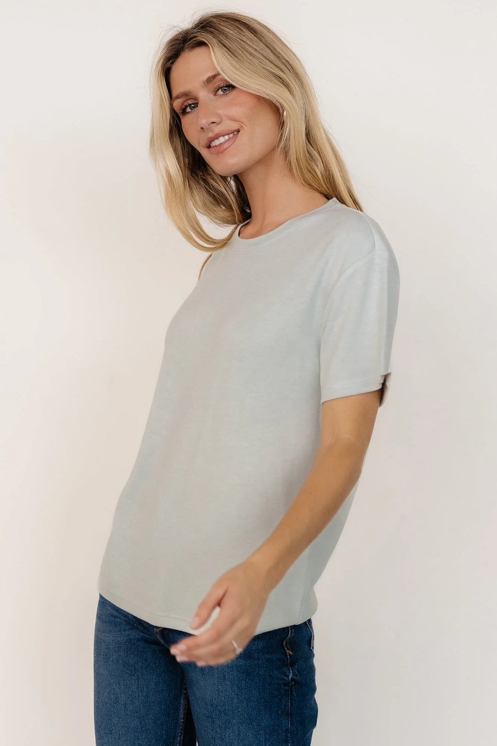 Elliot Relaxed Tee | Pale Mint
