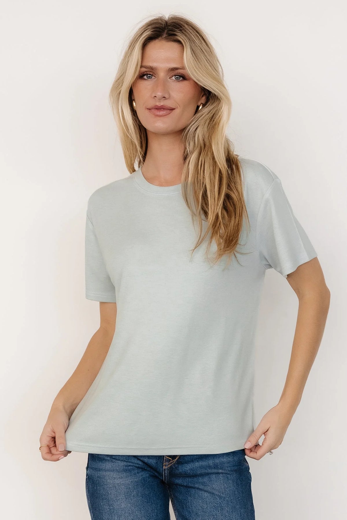 Elliot Relaxed Tee | Pale Mint Main image