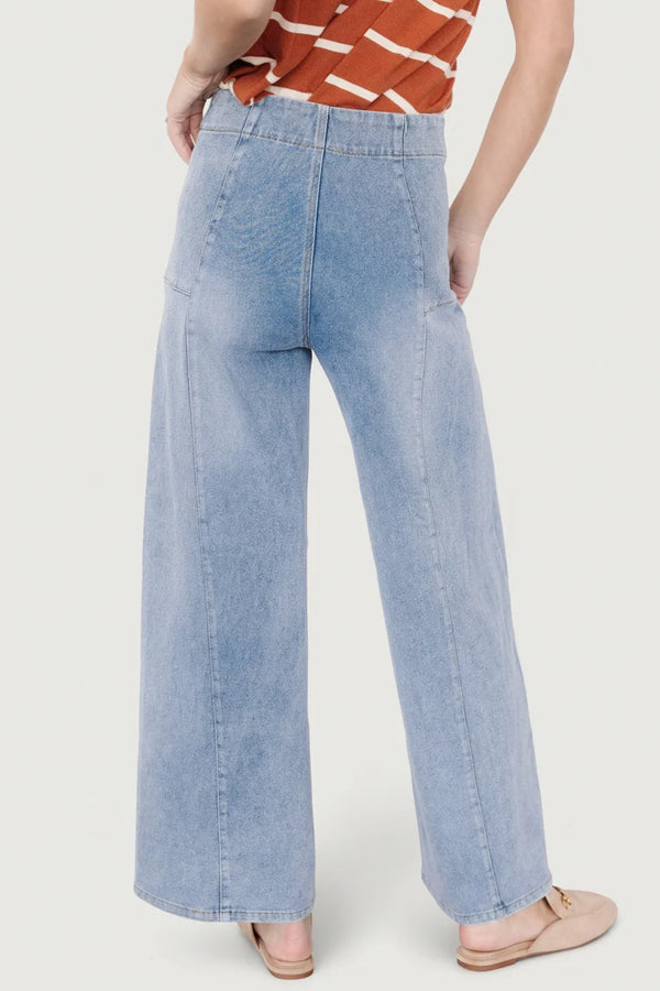 Emmi Mid Rise Wide Leg Jeans | Medium Wash