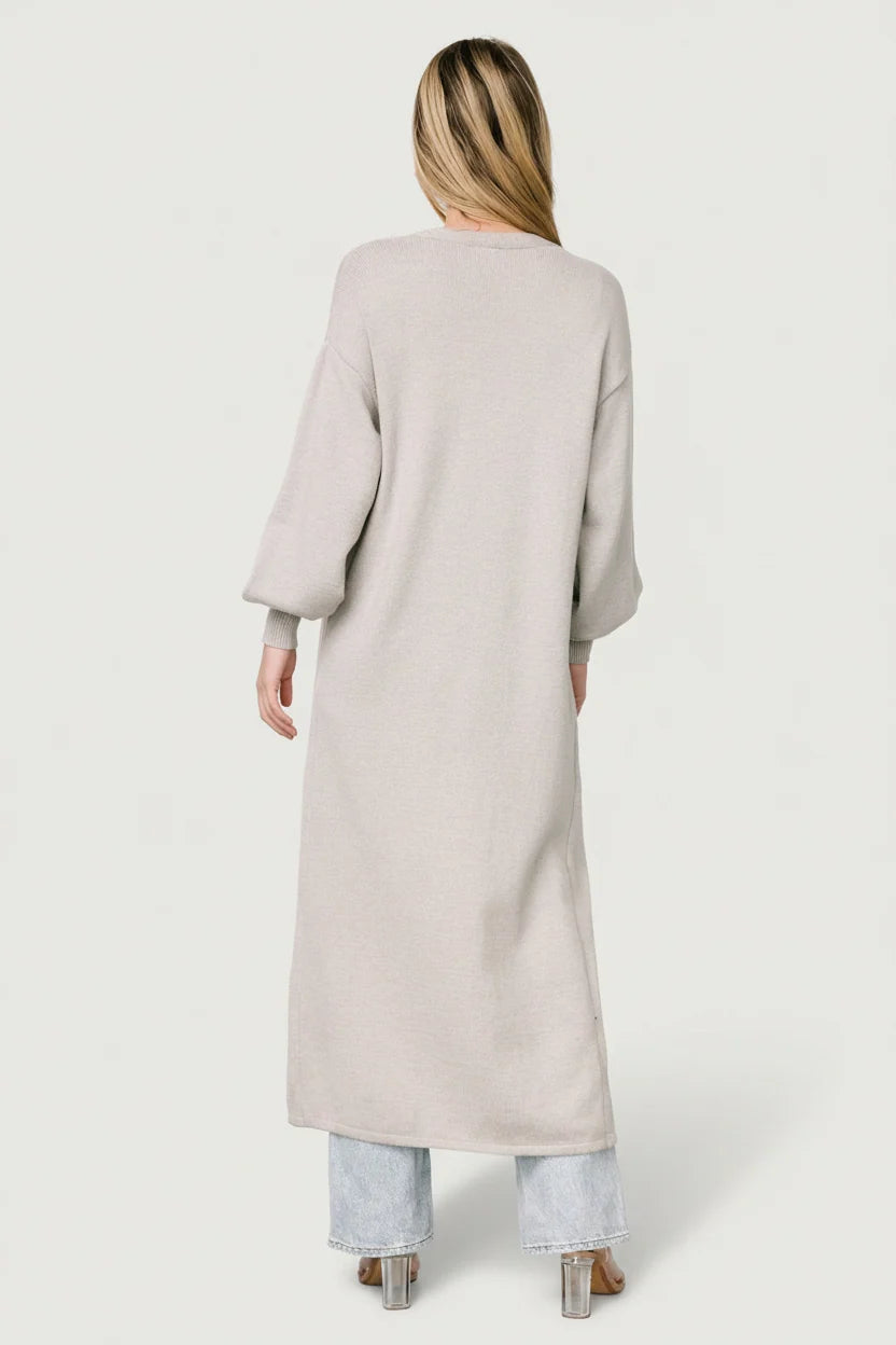 Ethel Long Cardigan | Gray