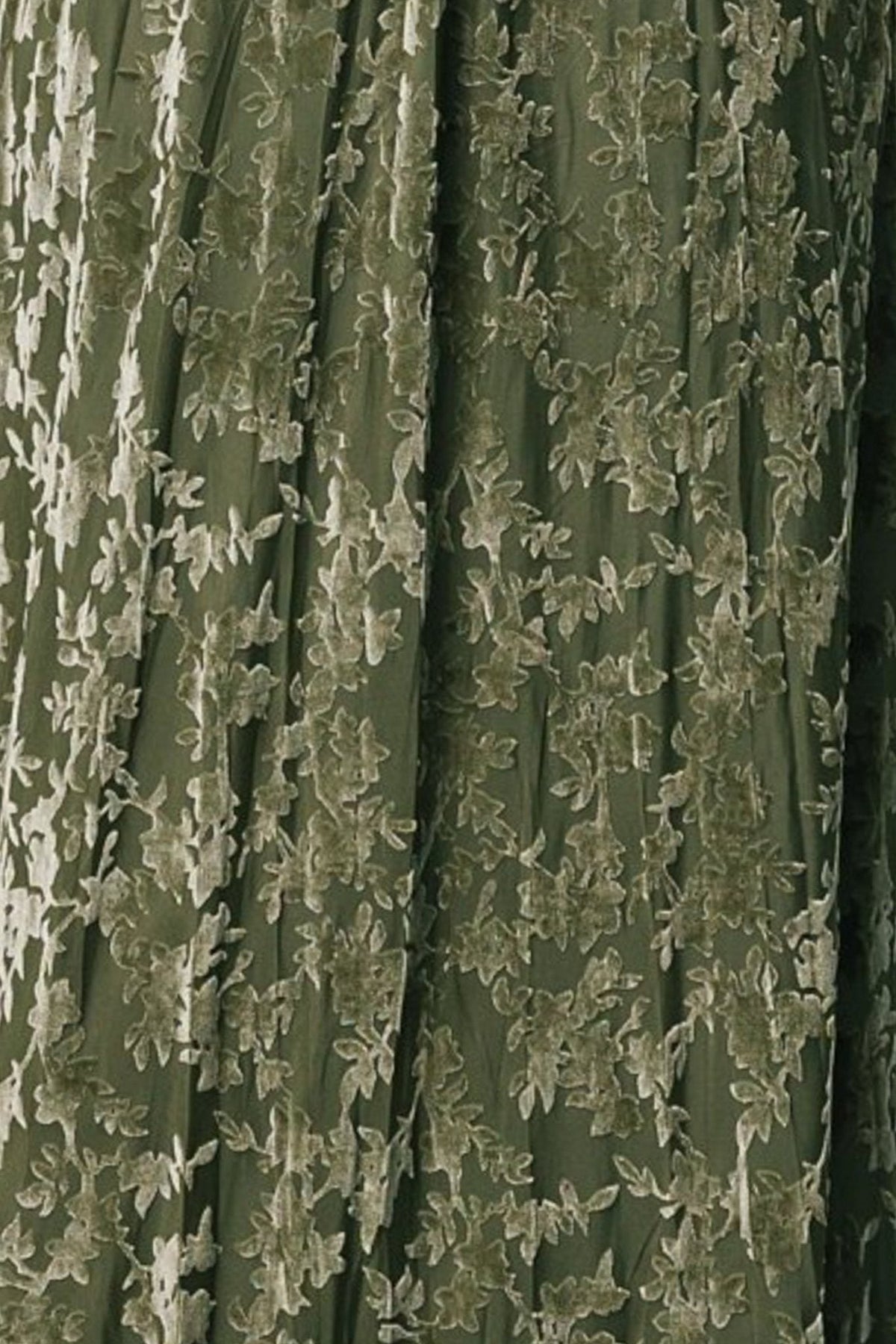 Fabric Swatch - Everley Velvet | Dark Sage Main image
