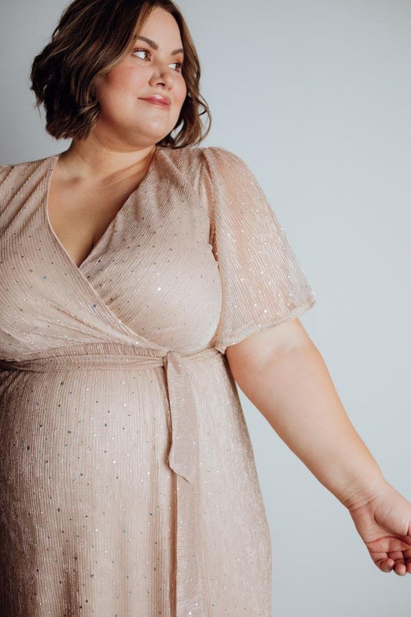Fabric Swatch - Grace Sparkle | Champagne