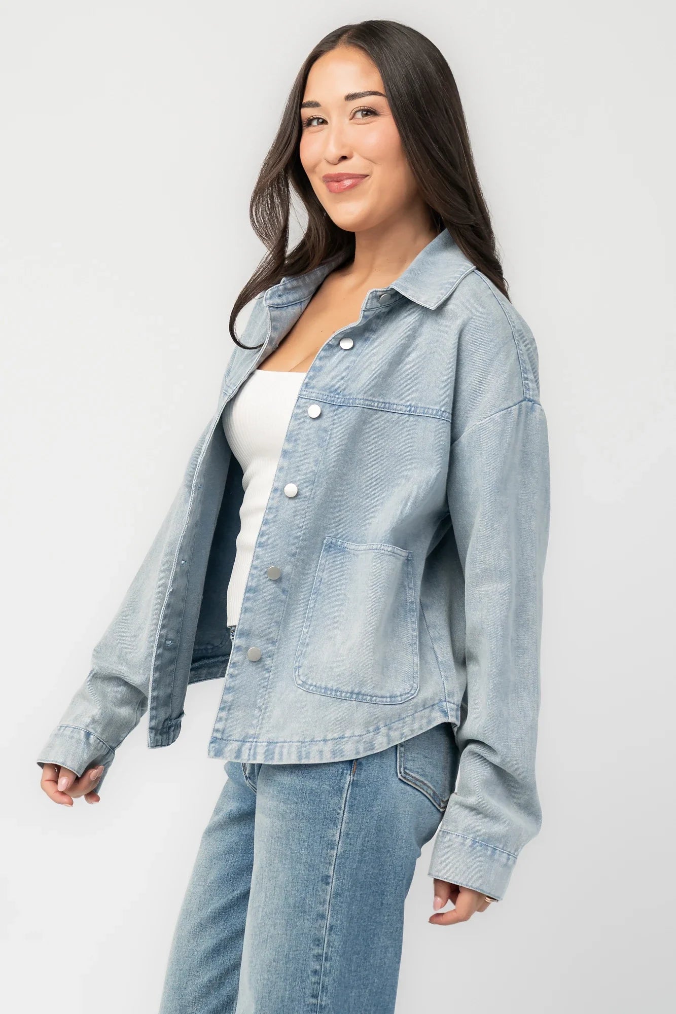 Finn Lightweight Jacket | Vintage Blue Secondary image