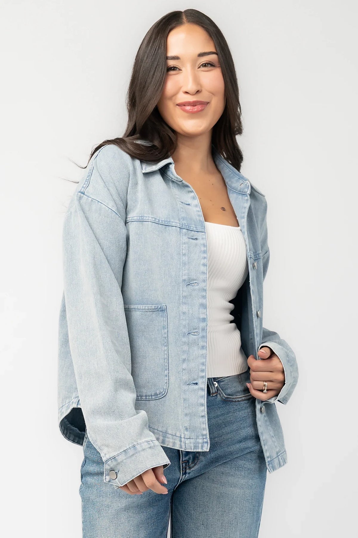 Finn Lightweight Jacket | Vintage Blue