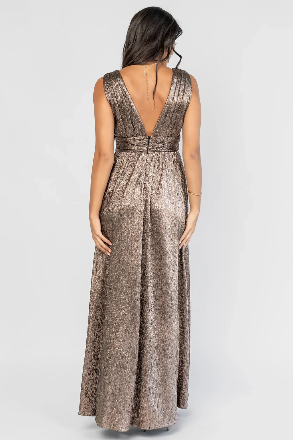 Fiora Maxi Dress | Dark Bronze