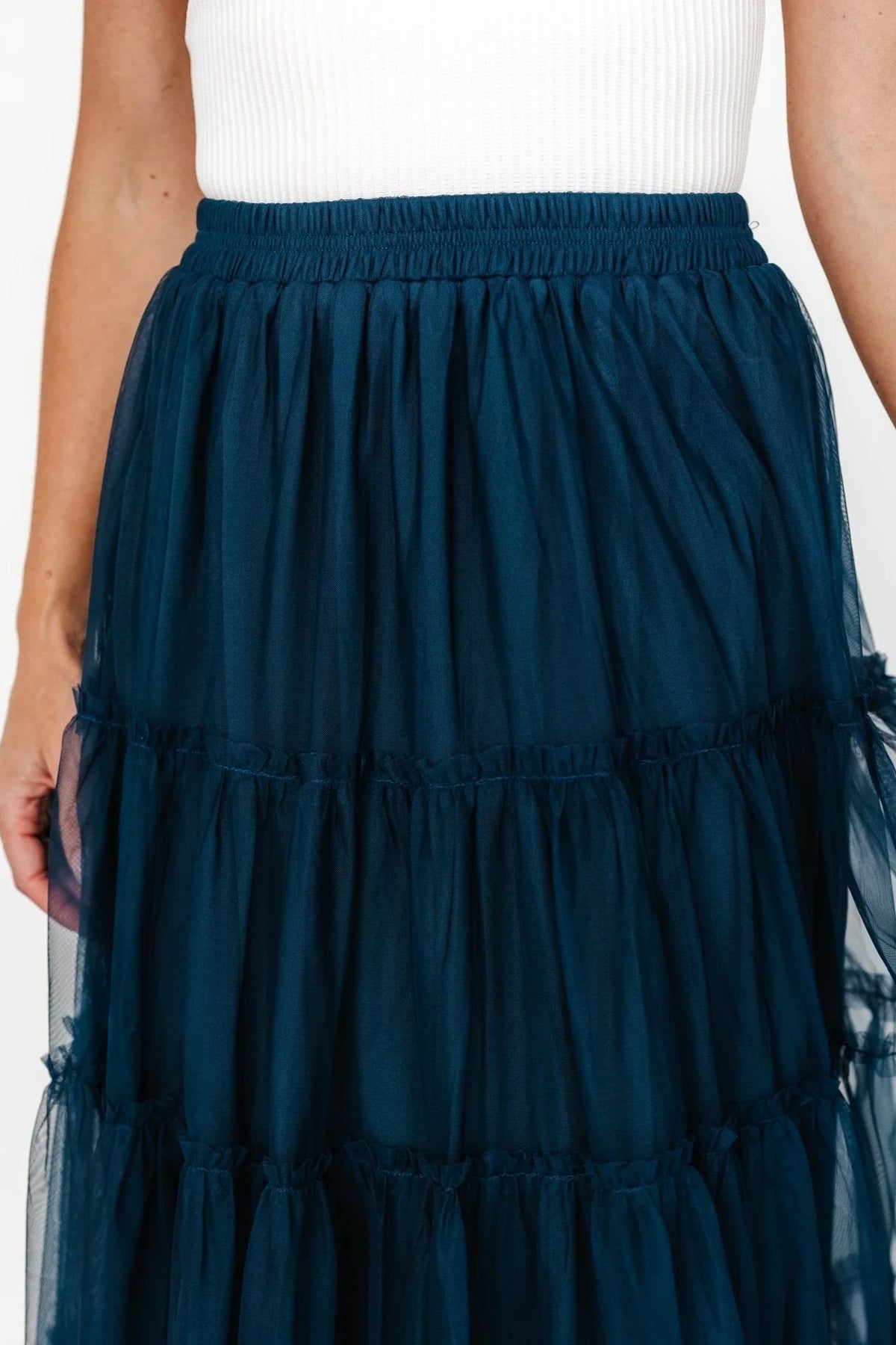 Galena Tulle Skirt | Deep Topaz