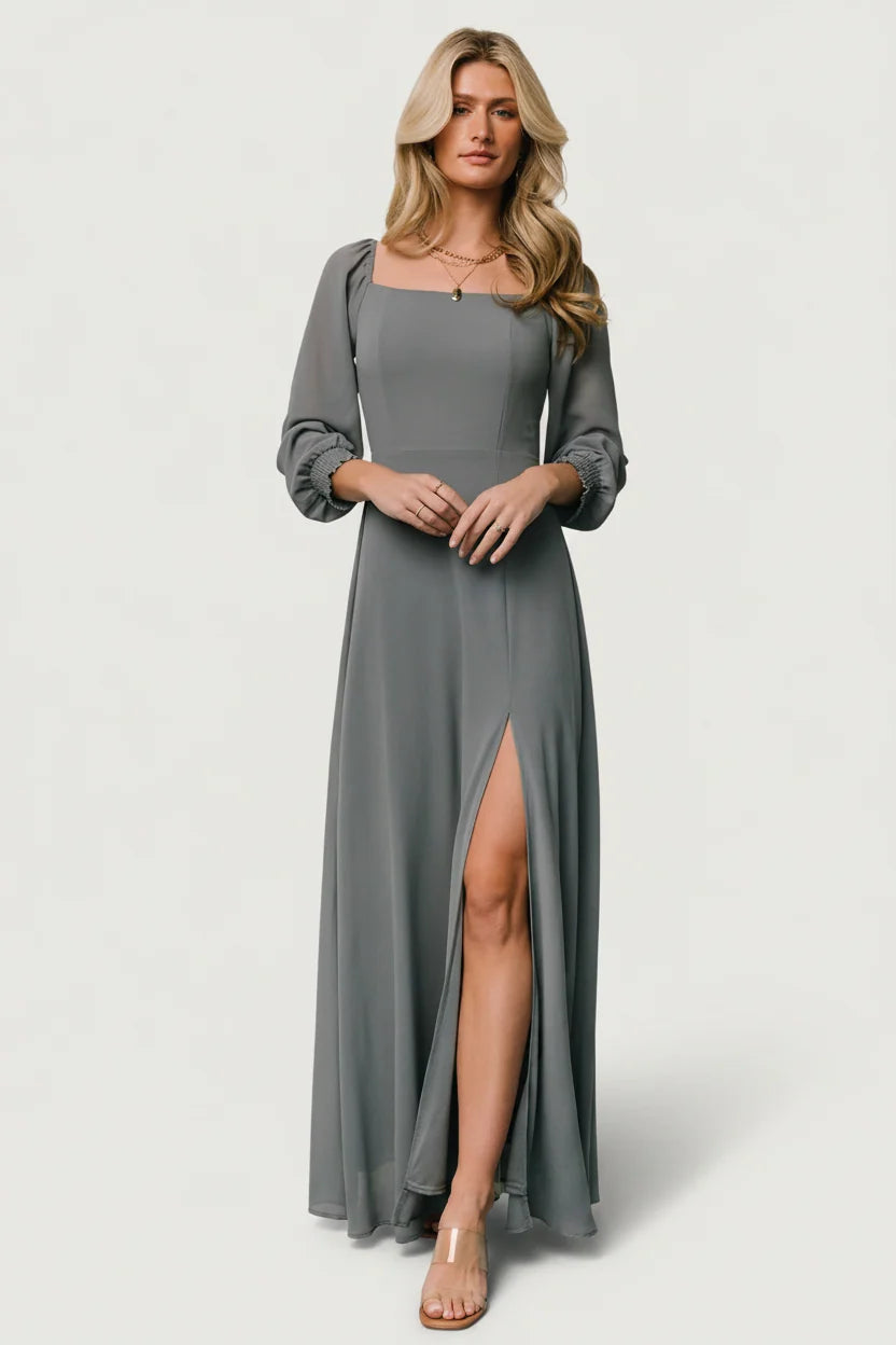 Giselle Maxi Dress | Dusty Blue Main image