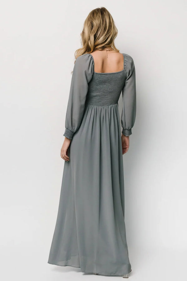 Giselle Maxi Dress | Dusty Blue