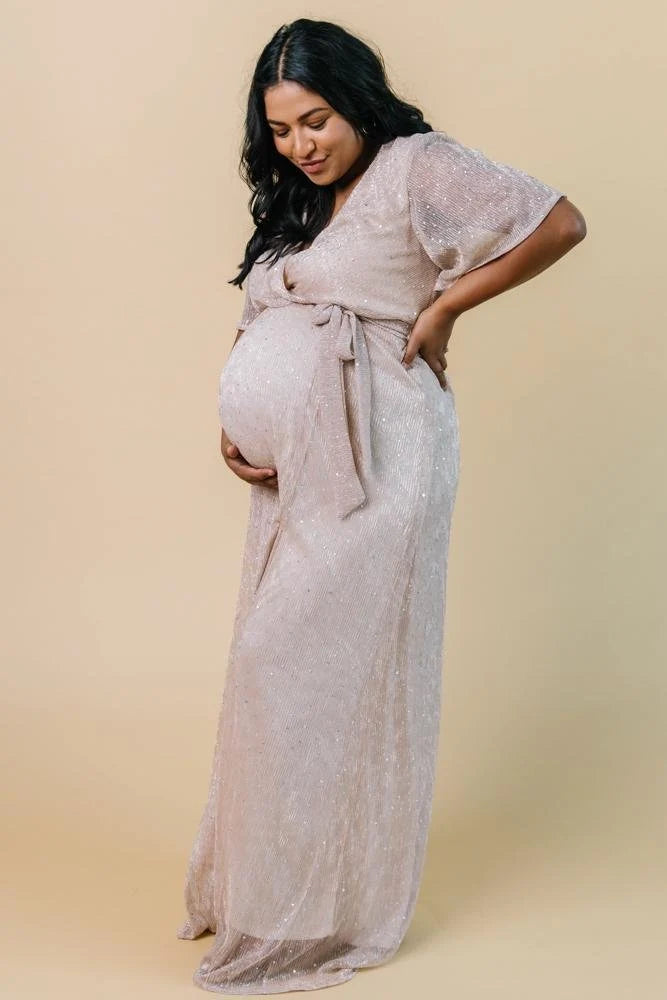 Grace Sparkle Gown | Champagne