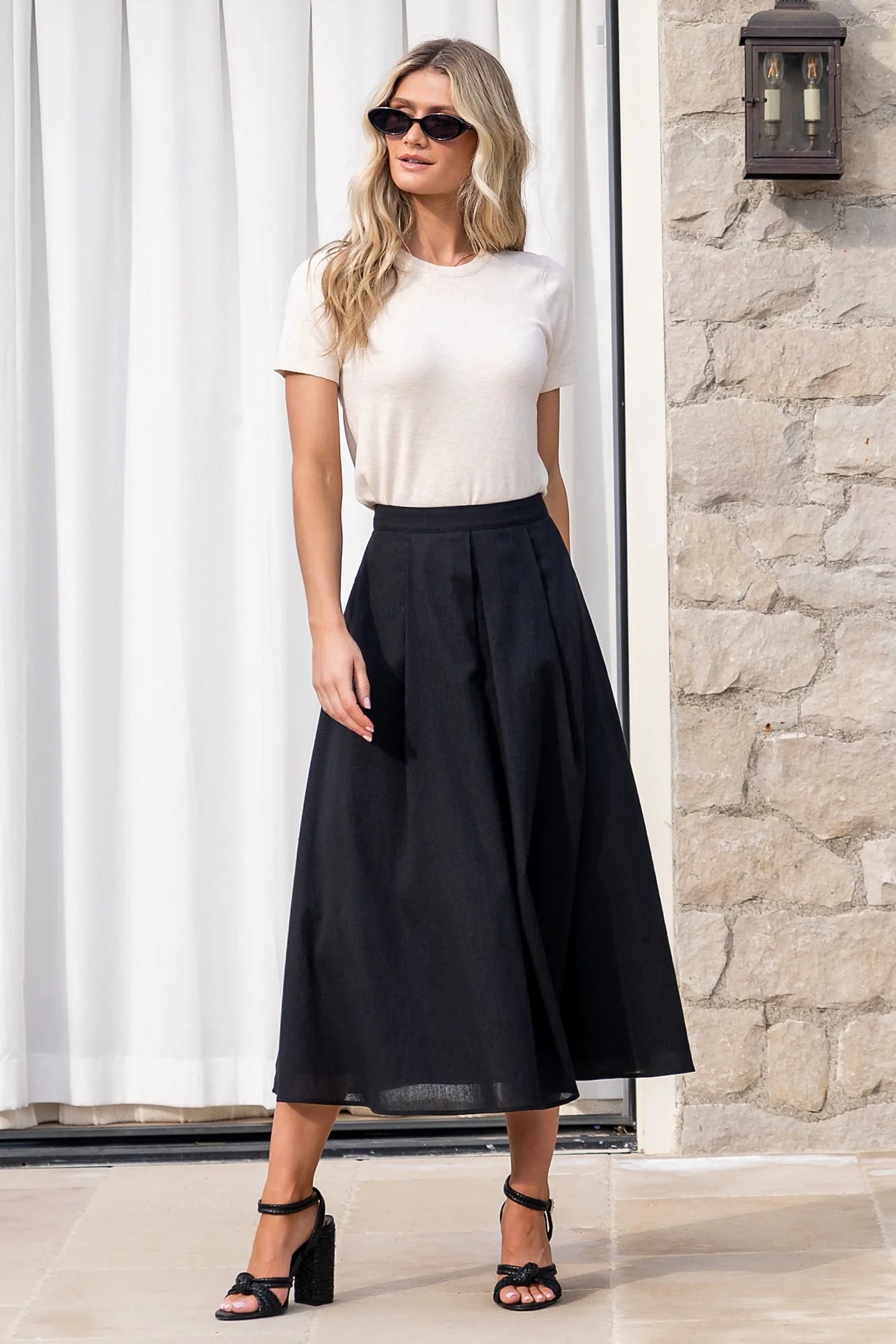 Hannah Knit Top | Oatmeal Secondary image