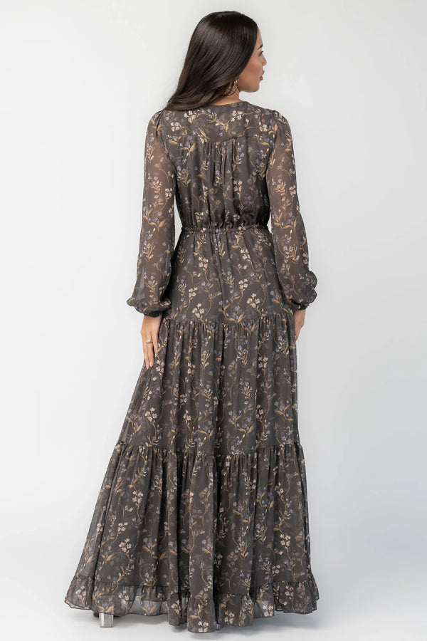 Hazel Boho Maxi Dress | Dusk Floral