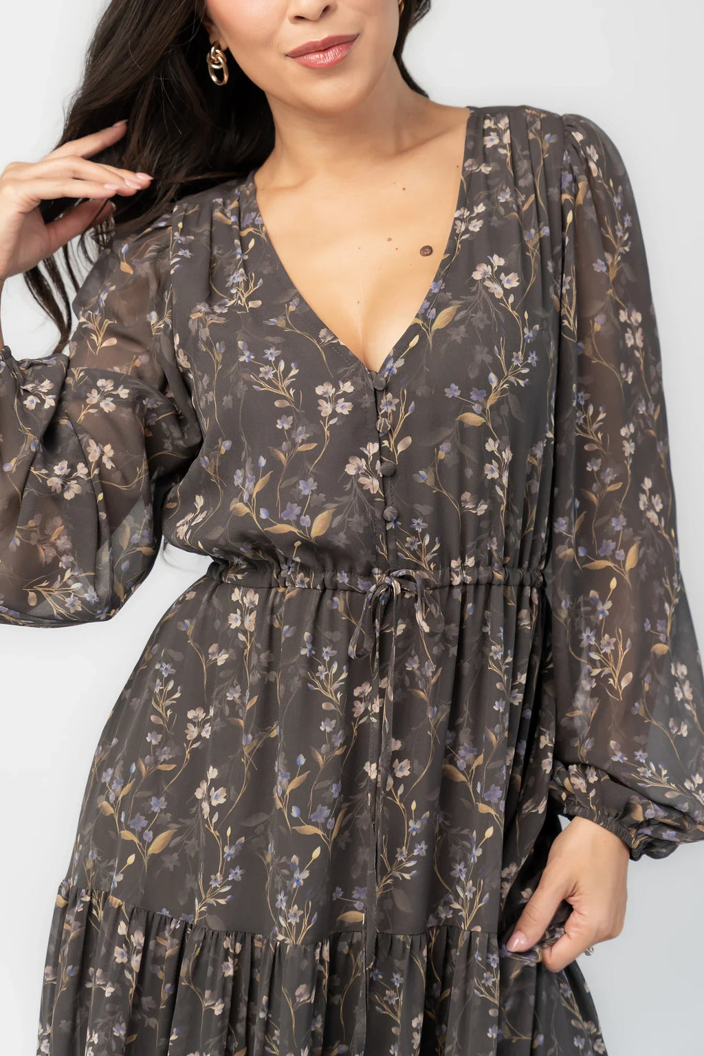 Hazel Boho Maxi Dress | Dusk Floral