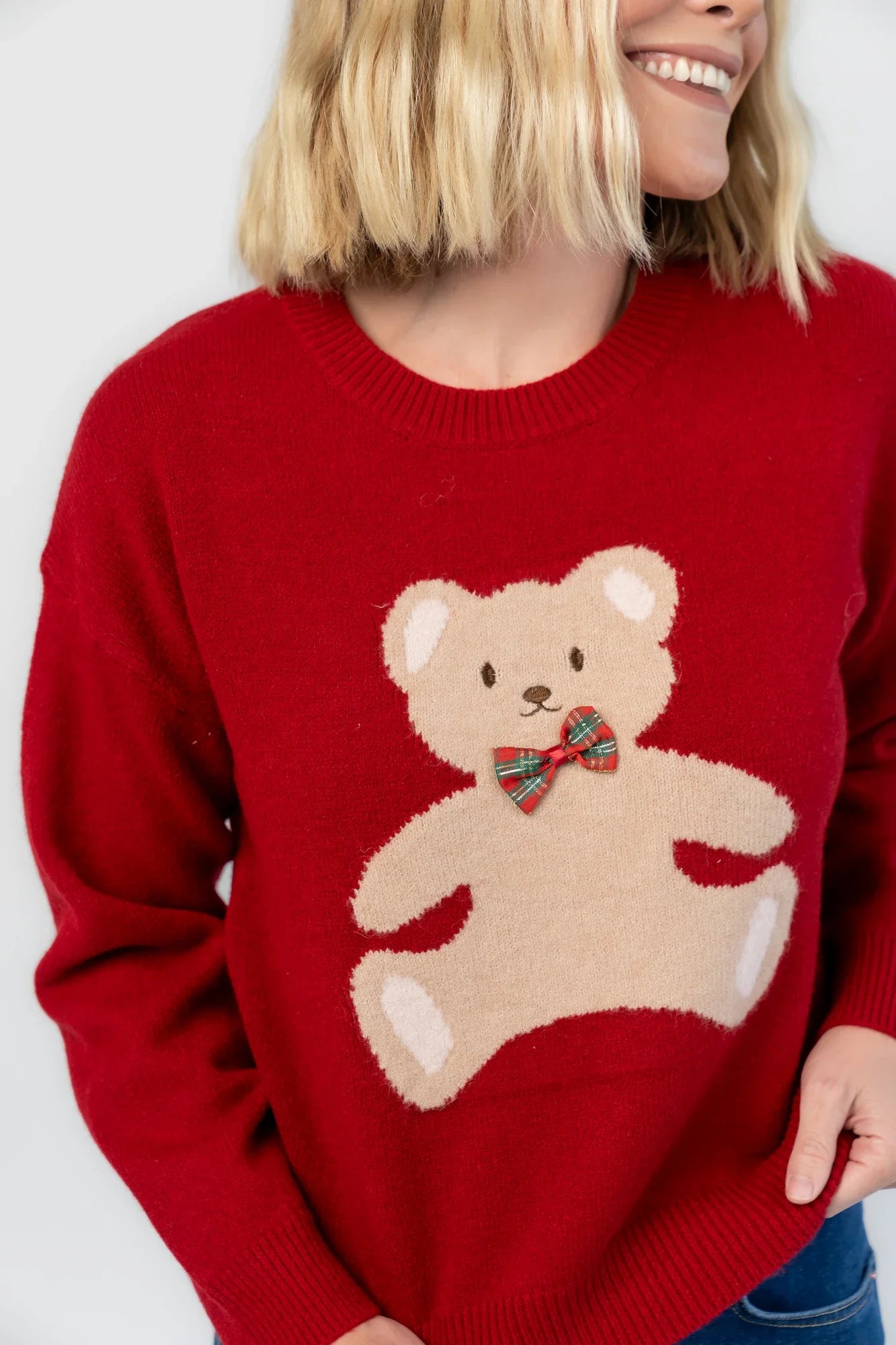 Jaxton Sweater | Red Secondary image
