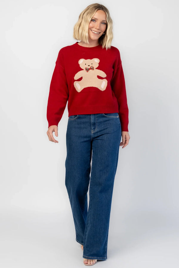 Jaxton Sweater | Red