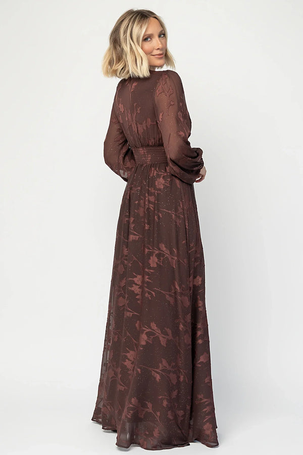 Jennifer Maxi Dress | Dark Mahogany