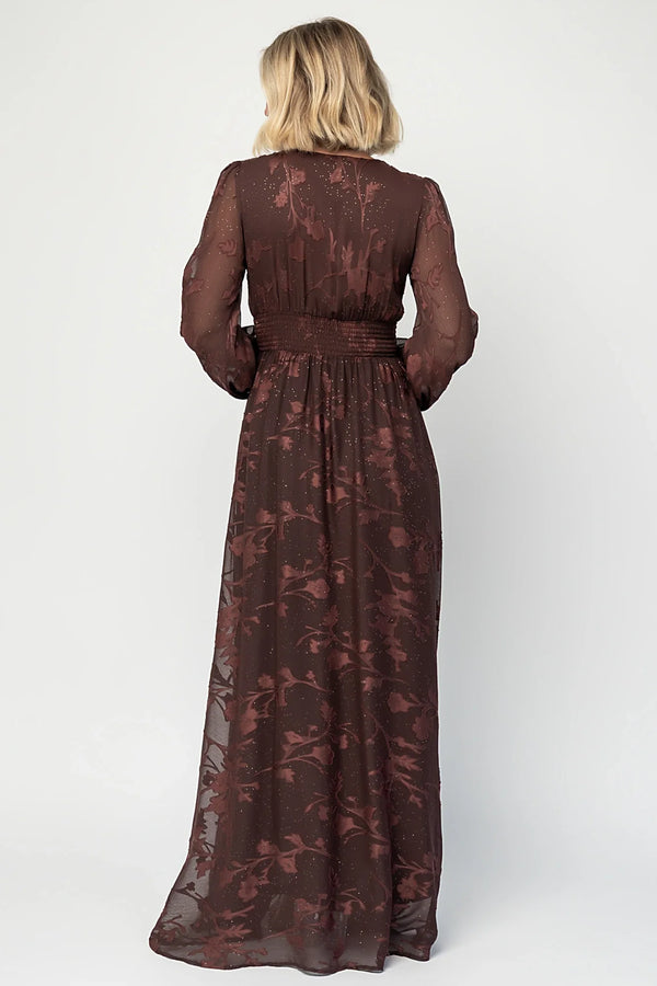 Jennifer Maxi Dress | Dark Mahogany