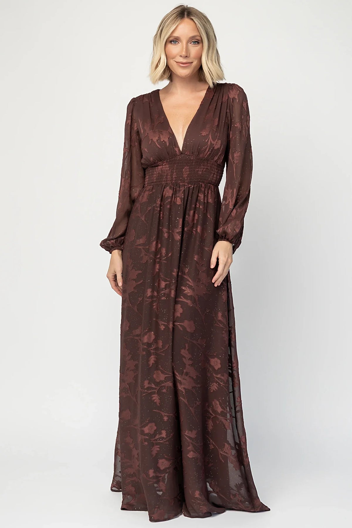 Jennifer Maxi Dress | Dark Mahogany