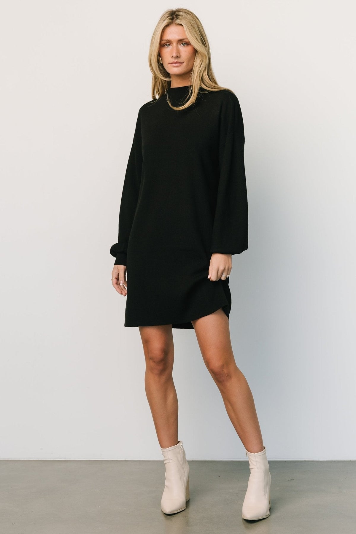Jennings Sweater Dress | Black Main image