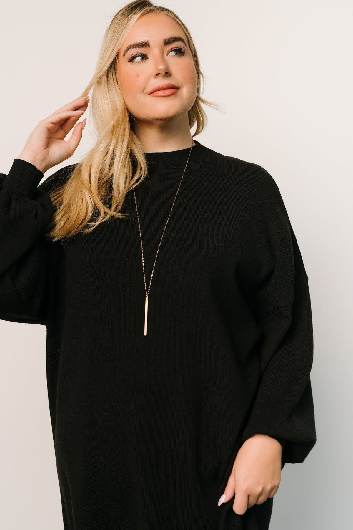 Jennings Sweater Dress | Black