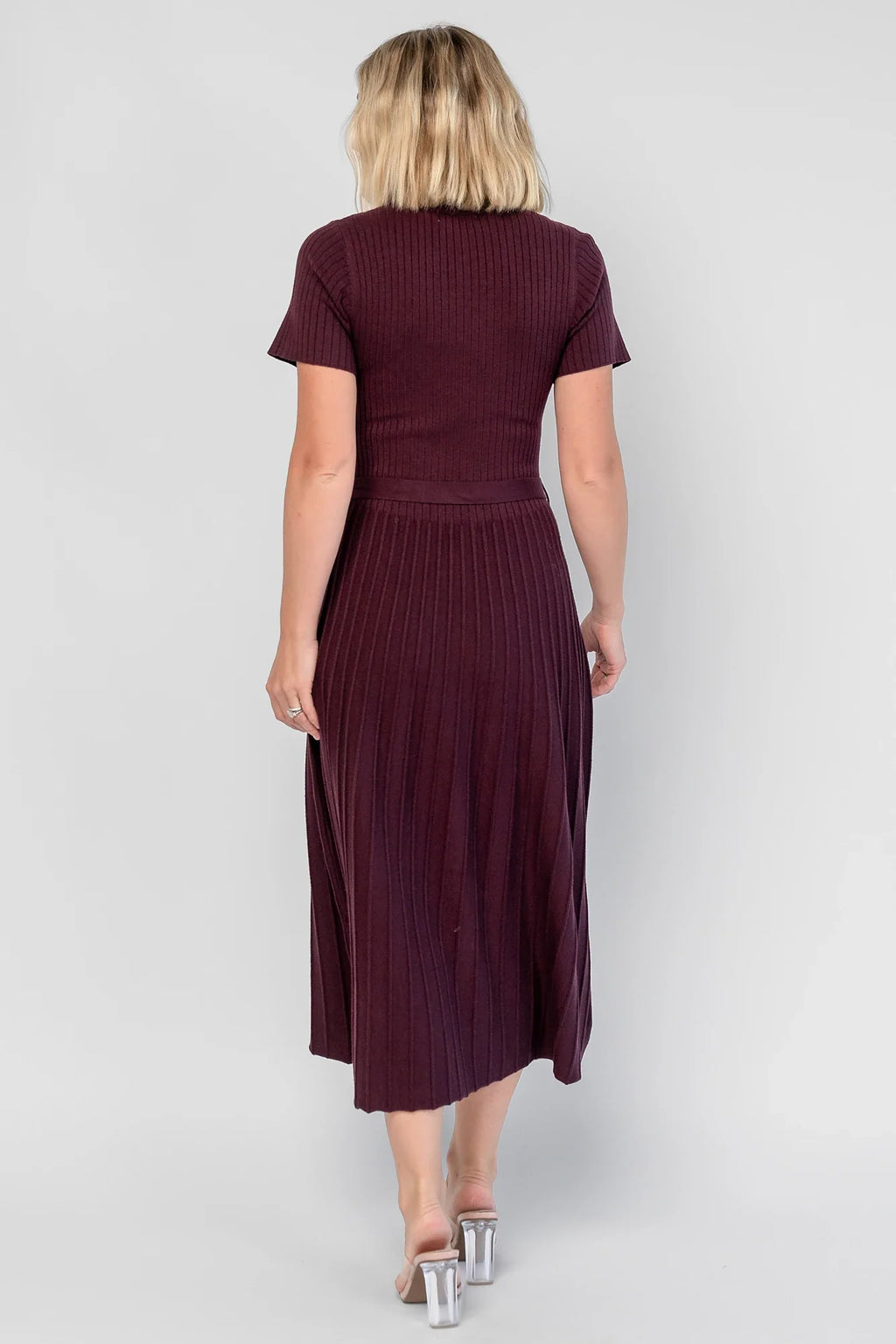 Jessamine Midi Dress | Dark Plum
