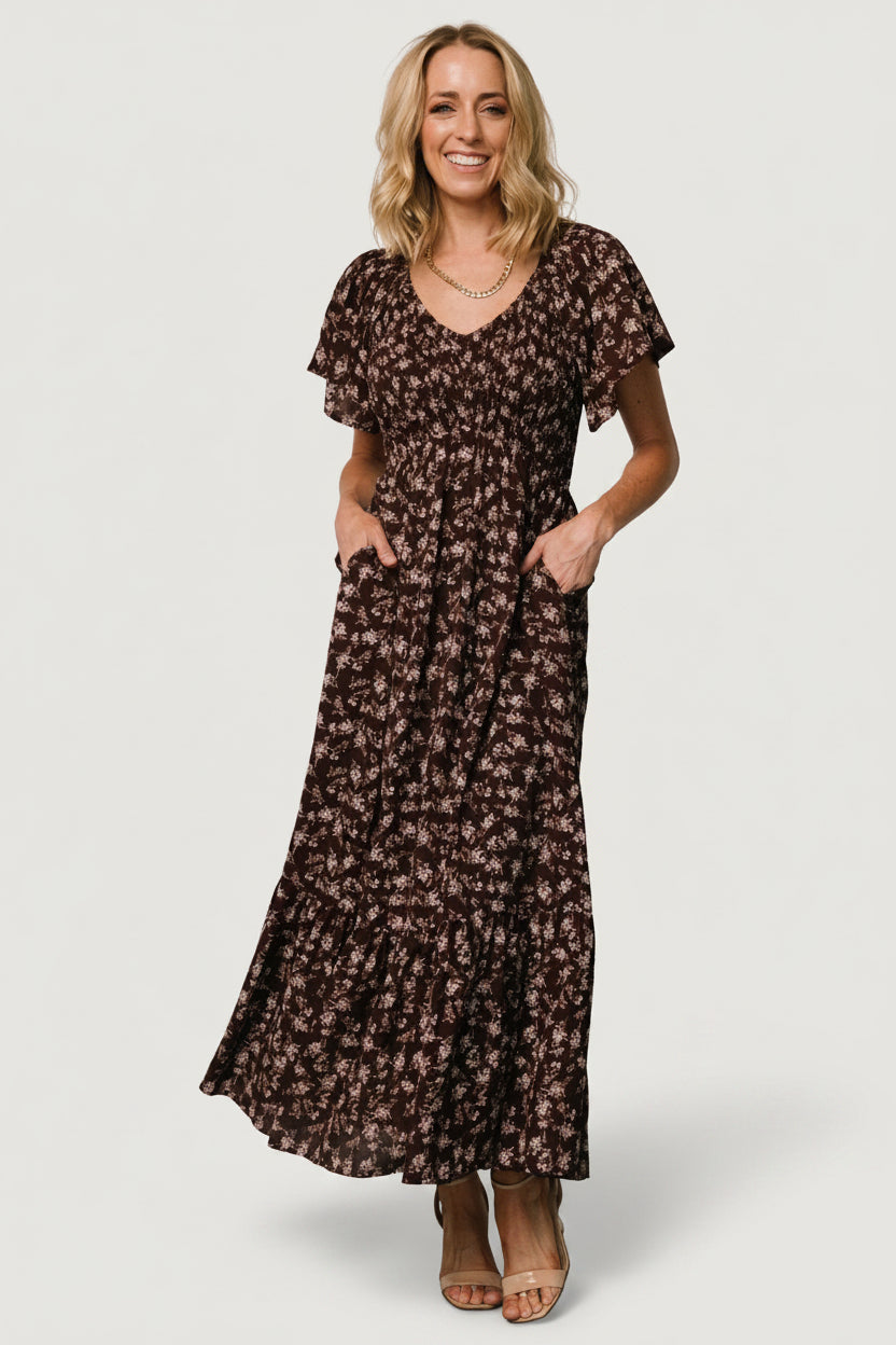 Joanie Smocked Dress | Clove Floral Main image