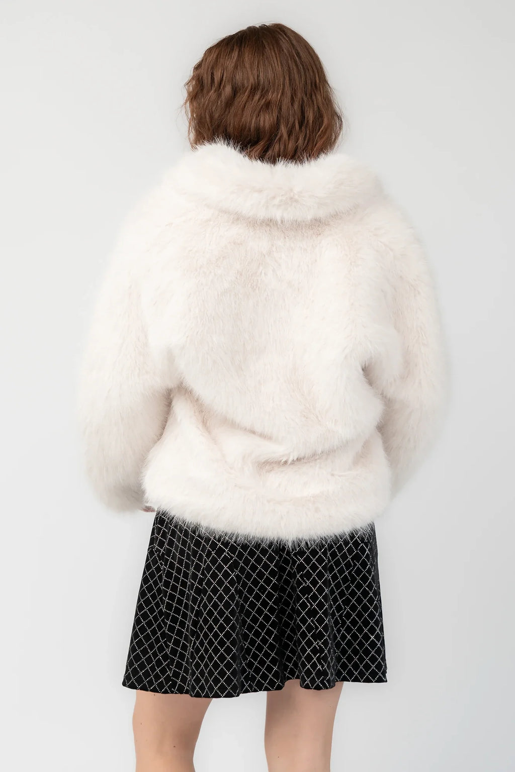 Jubilee Faux Fur Coat | Ivory