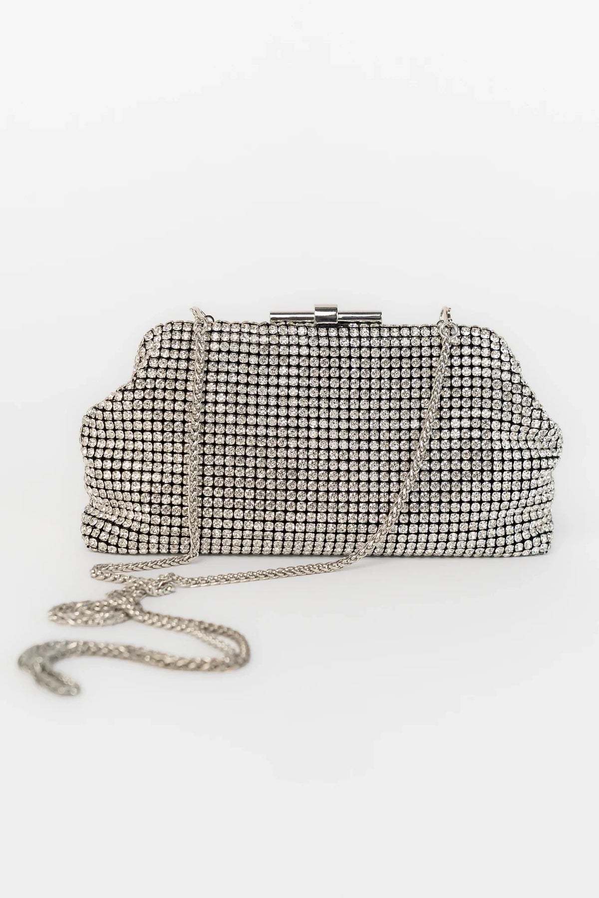 Julie Evening Clutch Bag | Silver Main image