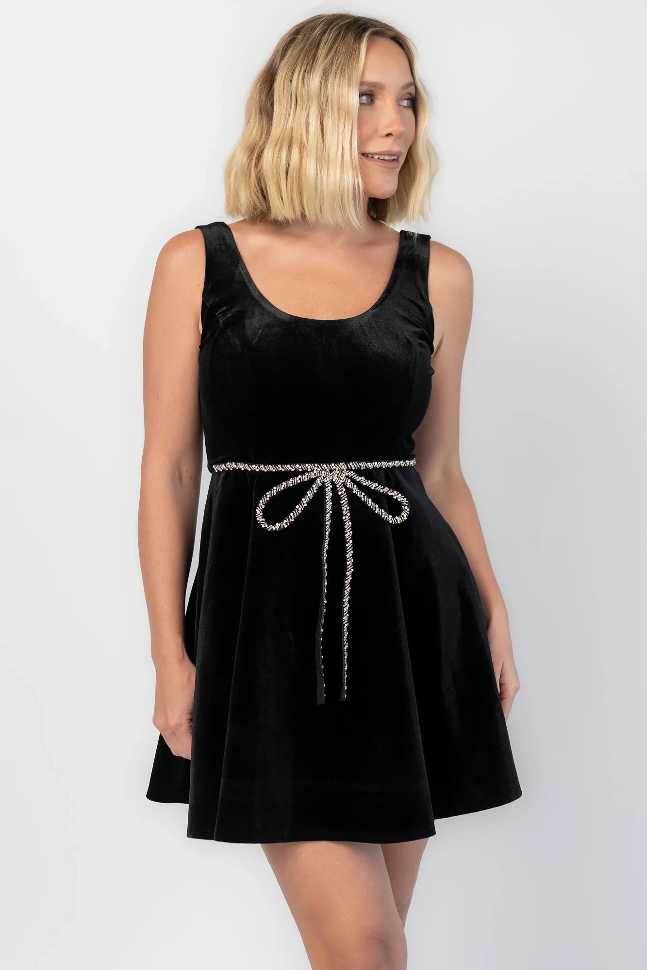 Julieta Short Dress | Black Secondary image