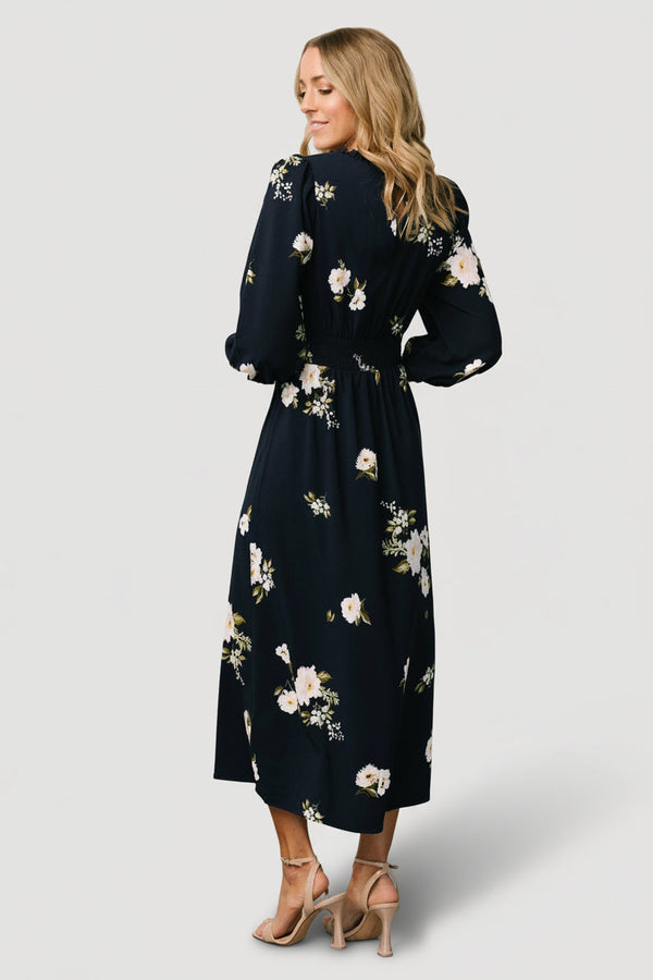 Karalie Maxi Dress | Navy Floral