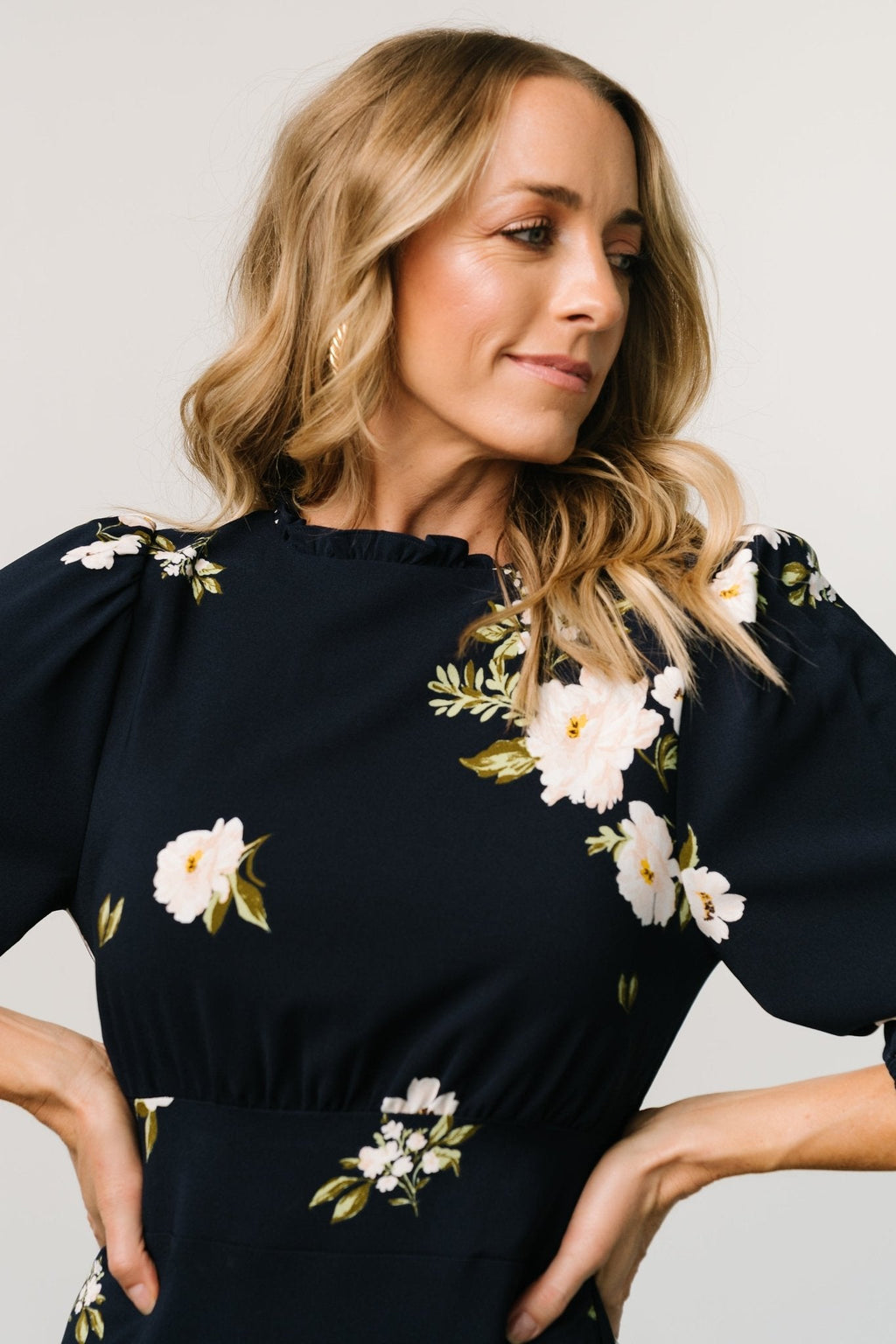 Karalie Maxi Dress | Navy Floral