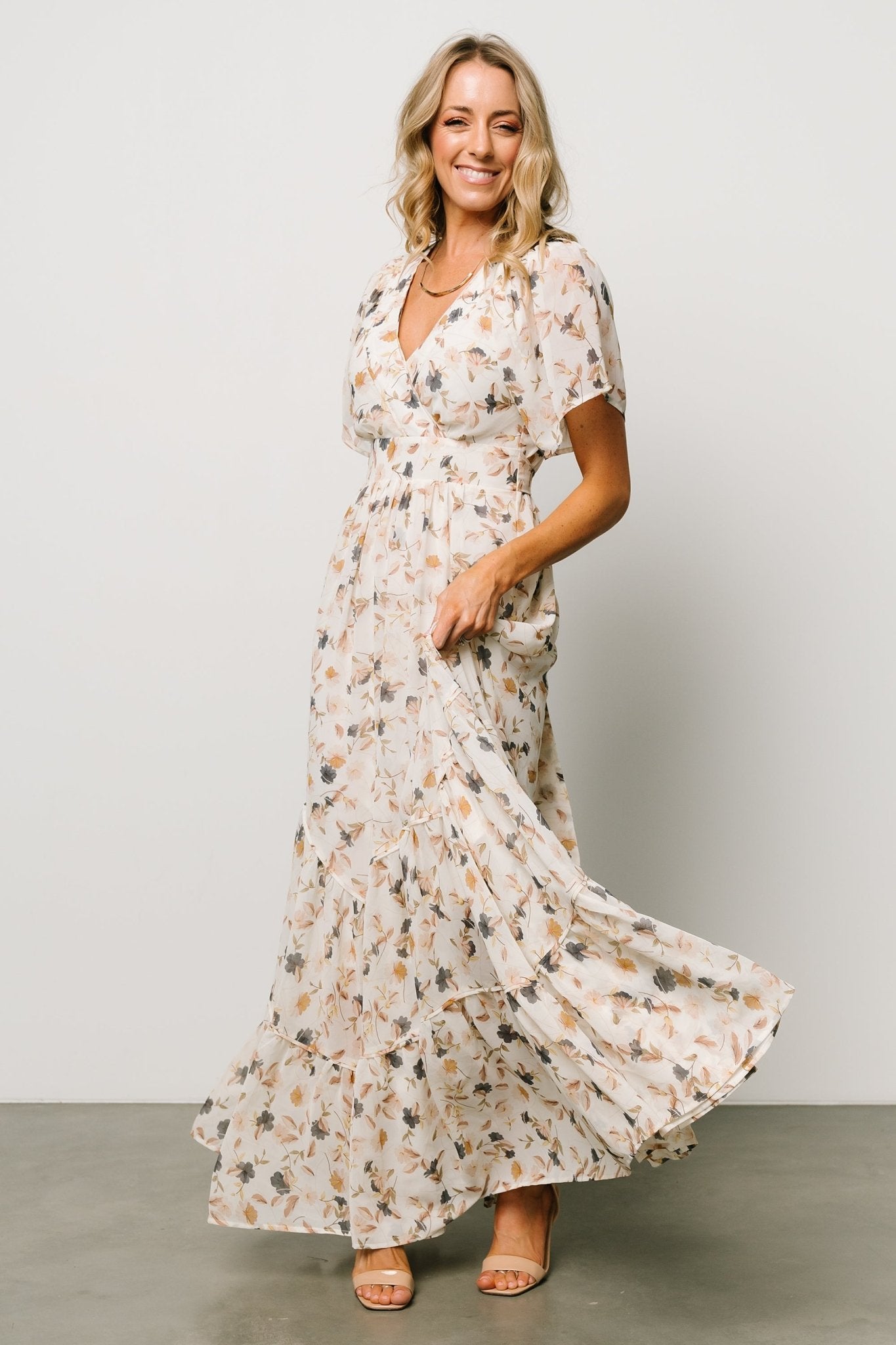 Katherine Maxi Dress | Multi Floral Secondary image